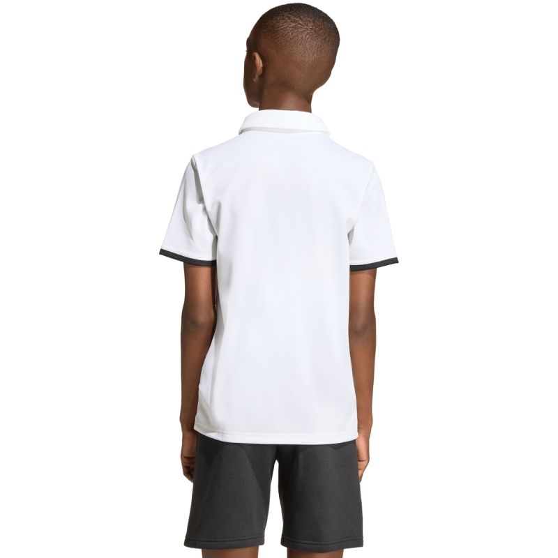 adidas Entrada 26 Polo T-shirt for kids white JZ6624