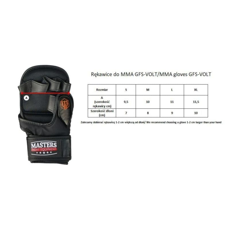 GFS-VOLT MMA Gloves MASTERS FIGHT EQUIPMENT