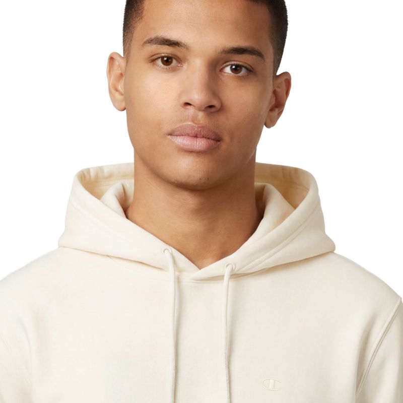 Champion Men's Hoodie Sweatshirt Cream 220783 YS084