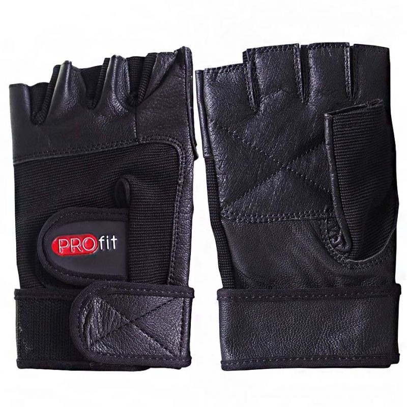 Profit Pro bodybuilding gloves black 1615 Accessories/Gloves Your Sports Performance