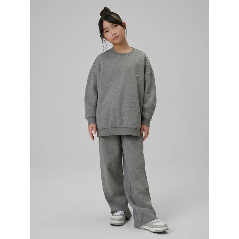 Girls' wide-leg sweatpants 4F 4FJRSS26TTROF1726-25M 4f