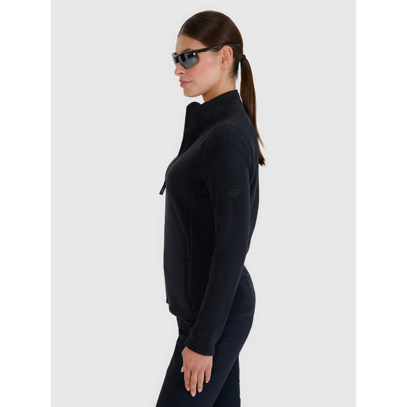 Women's trekking fleece with stand-up collar 4F 4FWSS25TFLEF305-20S *Kategoria tymczasowa Your Sports Performance