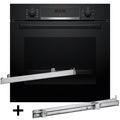 Oven BOSCH HBA514BB3 + telescopic guides 1 level BOSCH HEZ538000 AGD - Produkty/Piekarniki do zabudowy Your Sports Performance