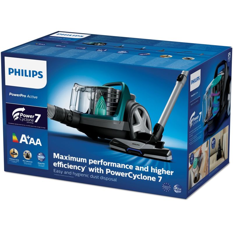 PHILIPS PowerPro Active FC 9555/09 vacuum cleaner AGD - Produkty/Odkurzacze Your Sports Performance
