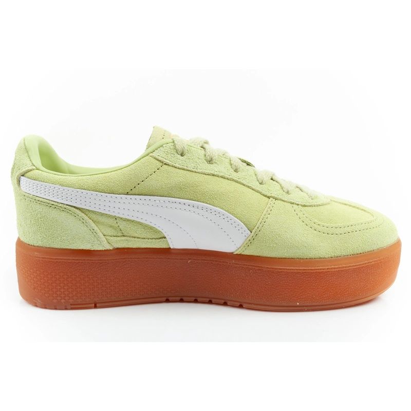 Puma women's shoes sports sneakers Palermo platform fashionable green Puma
