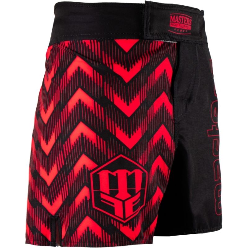 MASTERS PULSE SMMA-P MMA shorts black and red