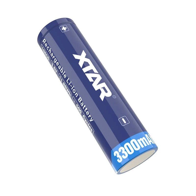XTAR BATTERY 18650 3.6V 3300MAH LI-ION WITH PROTECTION 18650-3300 Baterie, akumulatorki i ładowarki/Akumulatorki Your Sports Performance