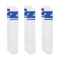 Nike Everyday Elevated Crew Socks 3 Pairs White and Blue IM7949 904
