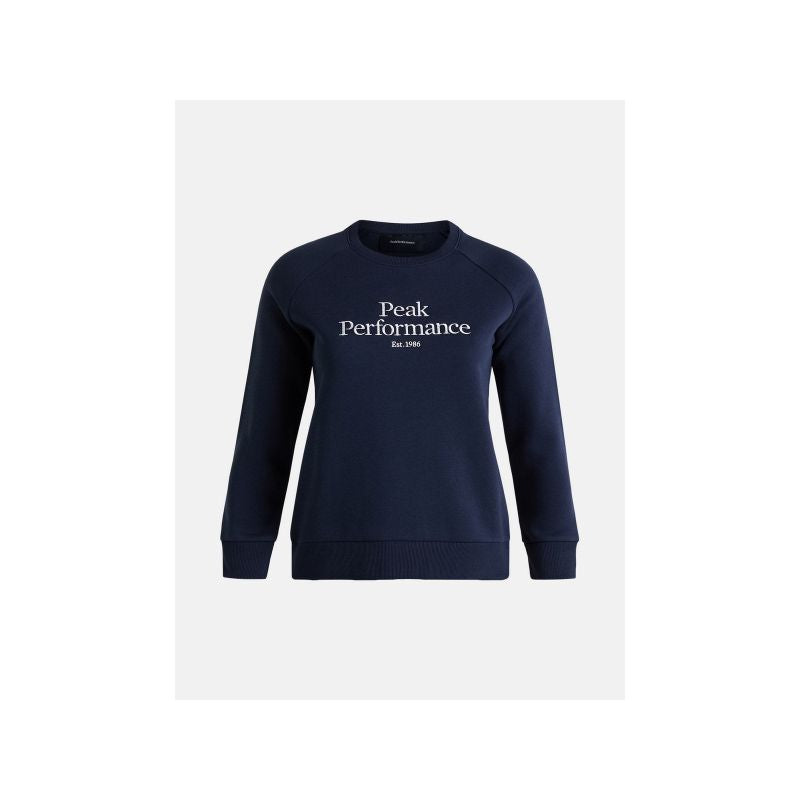 Peak Performance W Original Crew Navy Sweatshirt Clothing Your Sports Performance