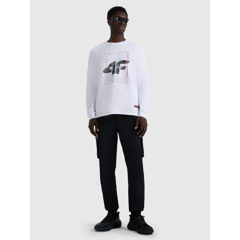 Men's longsleeve regular with print 4F 4FRAW25TLONM606-10S 4f