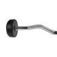 Rubber-coated fixed barbell/bar, curved, 15 kg HMS GSL15 In preparation Your Sports Performance