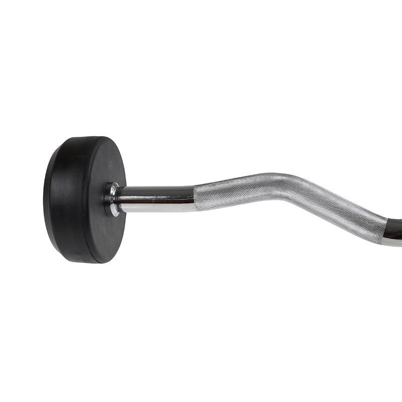 Rubber-coated fixed barbell/bar, curved, 15 kg HMS GSL15 In preparation Your Sports Performance