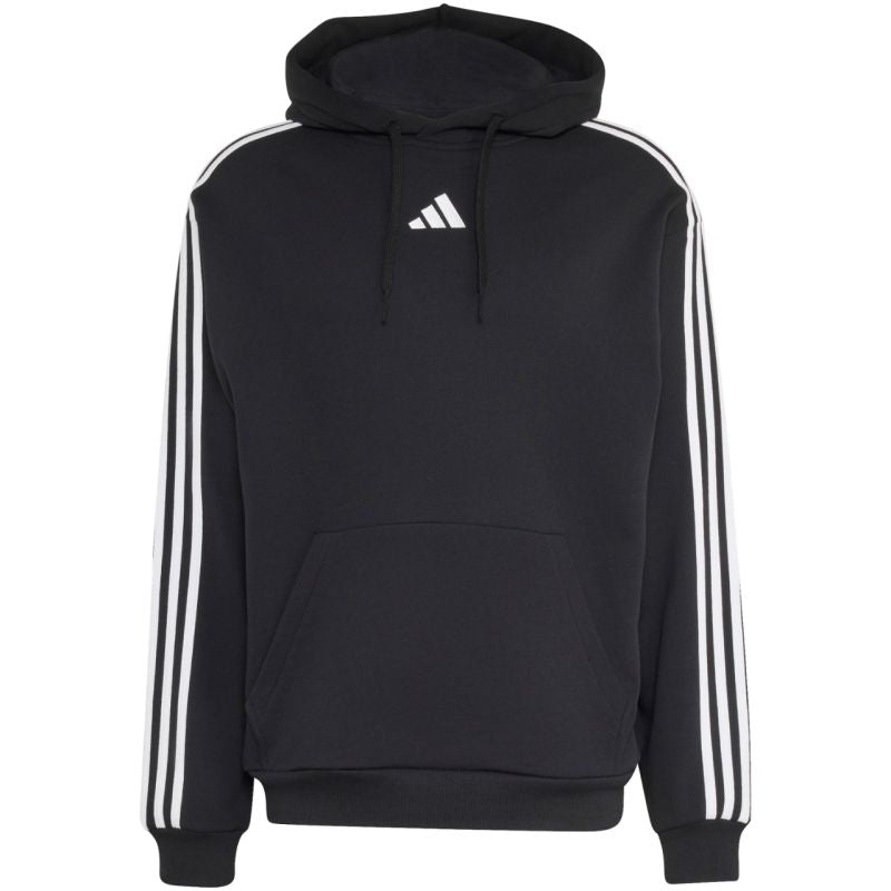 Men's adidas Essentials 3-Stripes French Terry Hoodie Black KY6605