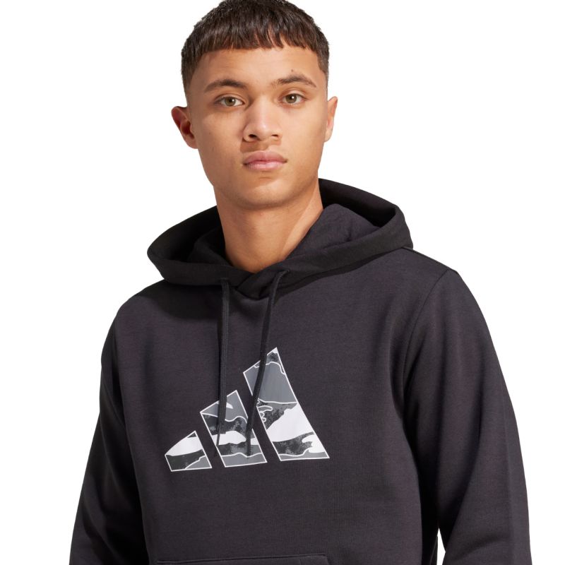 Adidas Camo 3B Hoodie M JM6378 sweatshirt adidas