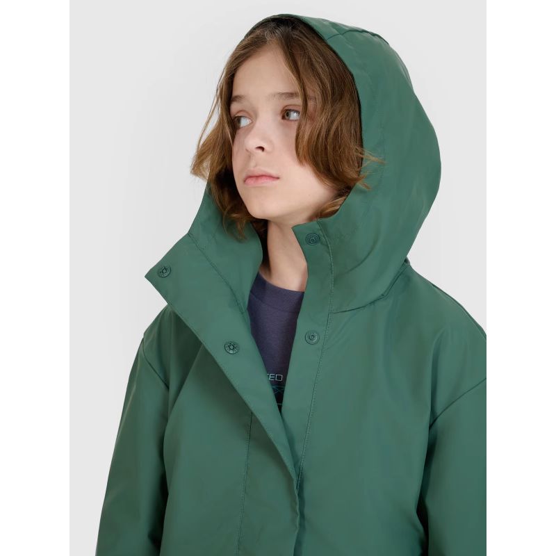 Children's transitional raincoat with rubber coating 4F 4FJWSS25TJACU213-41S *Kategoria tymczasowa Your Sports Performance