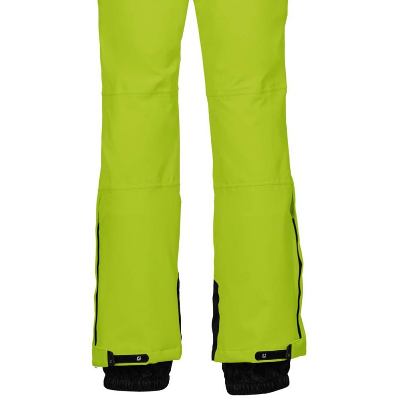 Killtec Enosh men's ski pants green breathable waterproof with adjustable suspenders yellow (30920/766) In preparation Your Sports Performance