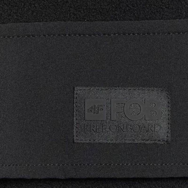 Men's fleece sweatshirt 4F M427 deep black 4FWAW25TFLEM427 20S In preparation Your Sports Performance