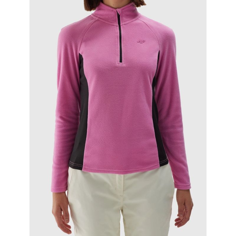 Women's thermal fleece underwear (top) 4F 4FWAW24UFLEF049-55S *Kategoria tymczasowa Your Sports Performance