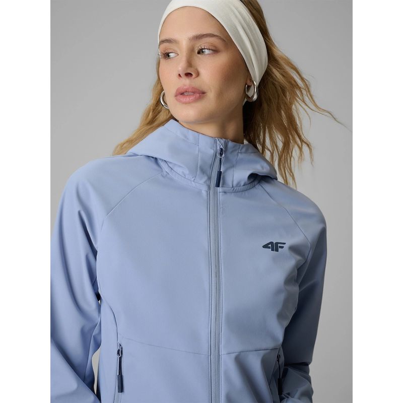 Women's windproof softshell jacket 5000 membrane 4F 4FWSS26TSOFF546-34S 4f