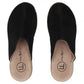Black leather wedge sandals Filippo DK7567