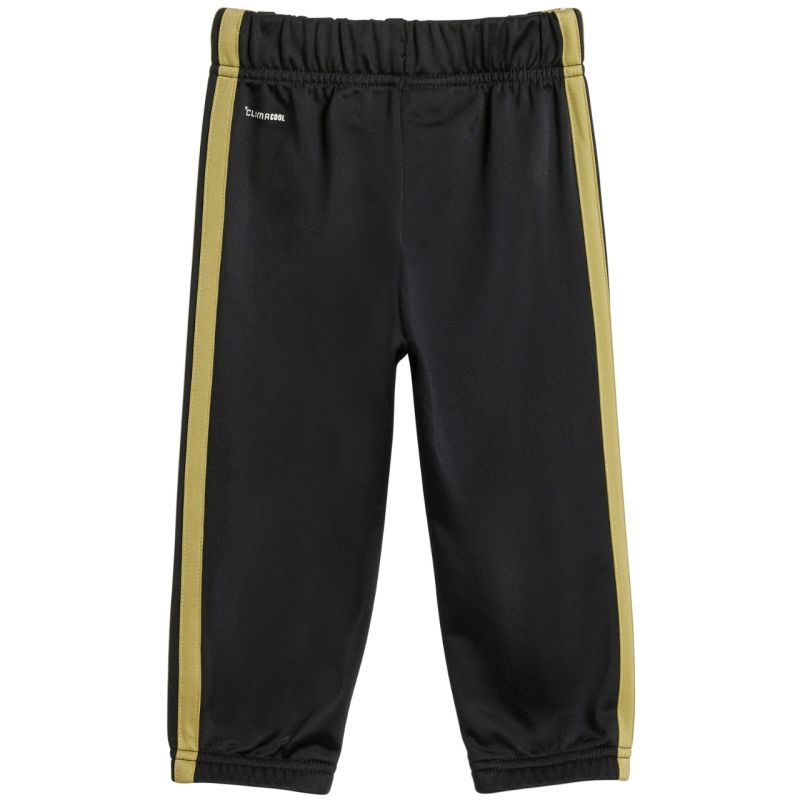 adidas Essentials Climacool Kids Tracksuit Black and Gold JC8857 Clothing Your Sports Performance