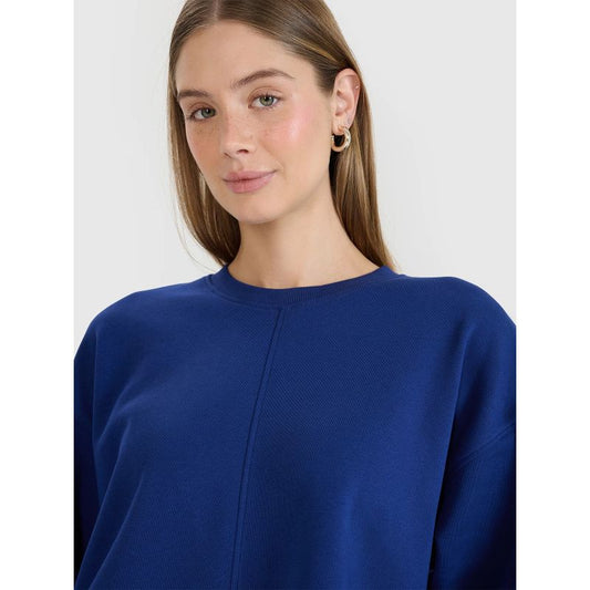Oversized sweatshirt without a hood, unzipped, women's 4F 4FWSS25TSWSF1543-30S *Kategoria tymczasowa Your Sports Performance