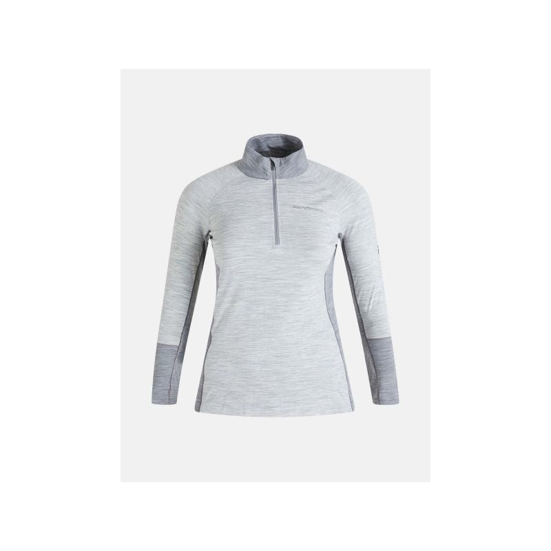 Peak Performance W Magic Half Zip Thermal Shirt Gray Import z PMSport Your Sports Performance