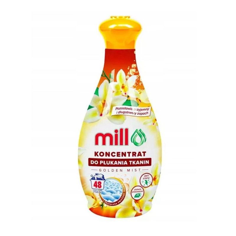 MILL GOLDEN MIST Fabric Softener Concentrate 1.3L. 48 rinses Chemia/Płyny do płukania Your Sports Performance