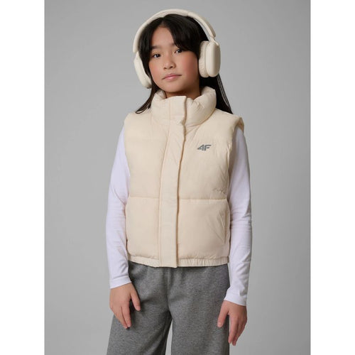 Girls' vest with synthetic filling 4F 4FJWSS26TVJAF312-12S 4f