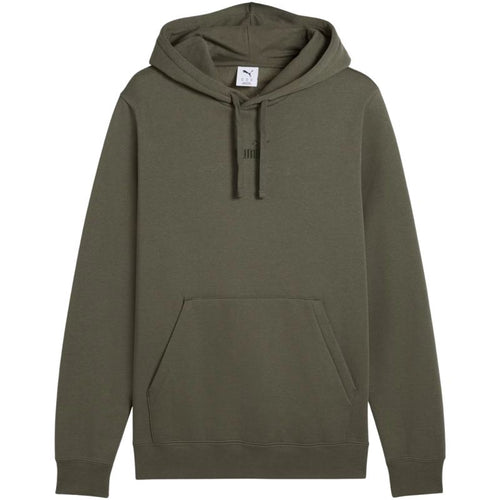 Men's Puma ESS Small No. 1 Logo Hoodie khaki 692914 86