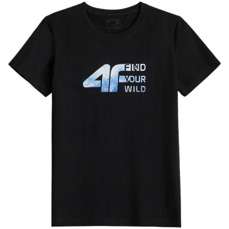 Women’s 4F F3496 T-Shirt Deep Black 4FWAW26TTSHF3496 20S