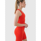 Women's quick-drying training crop top 4F 4FWSS25TFSLF413-62S *Kategoria tymczasowa Your Sports Performance