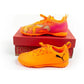 Puma Future 8 Play TT children's turf sports shoes, orange