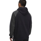 Men's Under Armour Rival Fleece Colorblock Hoodie Black 6003958 001 Clothing Your Sports Performance