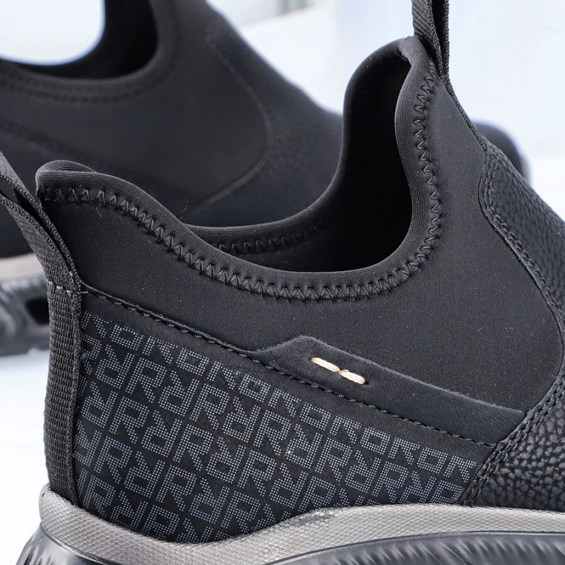 Rieker W RKR616 comfortable slip-on ankle boots, black Footwear/Lifestyle/Rieker Your Sports Performance