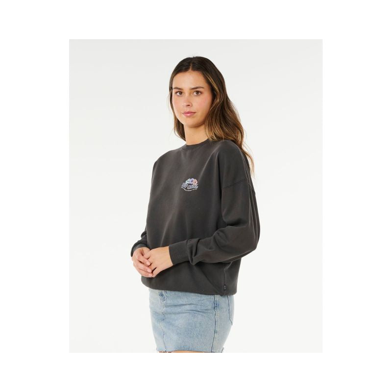 RIP CURL Bells Heritage Crew Women's Sweatshirt Black