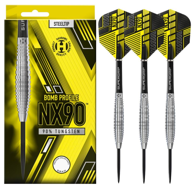 Harrows NX-90 BOMB 90% steeltip darts In preparation Your Sports Performance