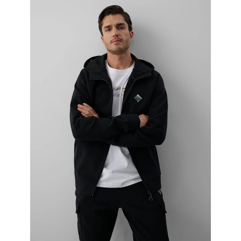 Men's regular hooded sweatshirt 4F 4FRAW26TSWSM3161-20S