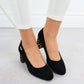 Suede high heel pumps Sergio Leone W SK314D black Footwear/Lifestyle/Sergio Leone Your Sports Performance