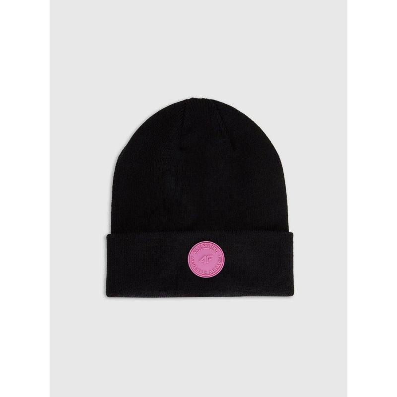 Girls' winter beanie hat 4F 4FJRAW25ACAPF0749-20S