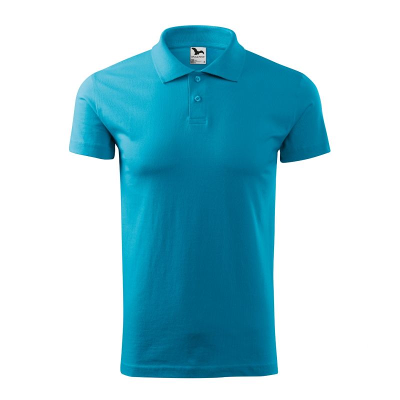 Malfini Single J. M MLI-20244 turquoise polo shirt Clothing/Lifestyle/T-shirts/Malfini Malfini