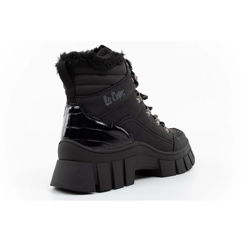Lee Cooper Women’s Winter Boots, Black Insulated Ankle Boots