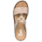 Comfortable Rieker W RKR681 beige flip-flops Footwear/Lifestyle/Rieker Your Sports Performance