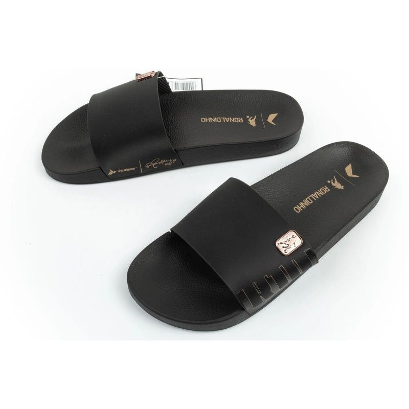 Rider men's sports shoes R10 Slide comfortable black slippers Rider