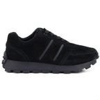 Leather platform sneakers black S.Barski