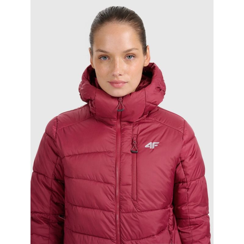 Women's down trekking jacket with Primaloft Silver filling 4F 4FRAW25TDJAF0792-60S 4f