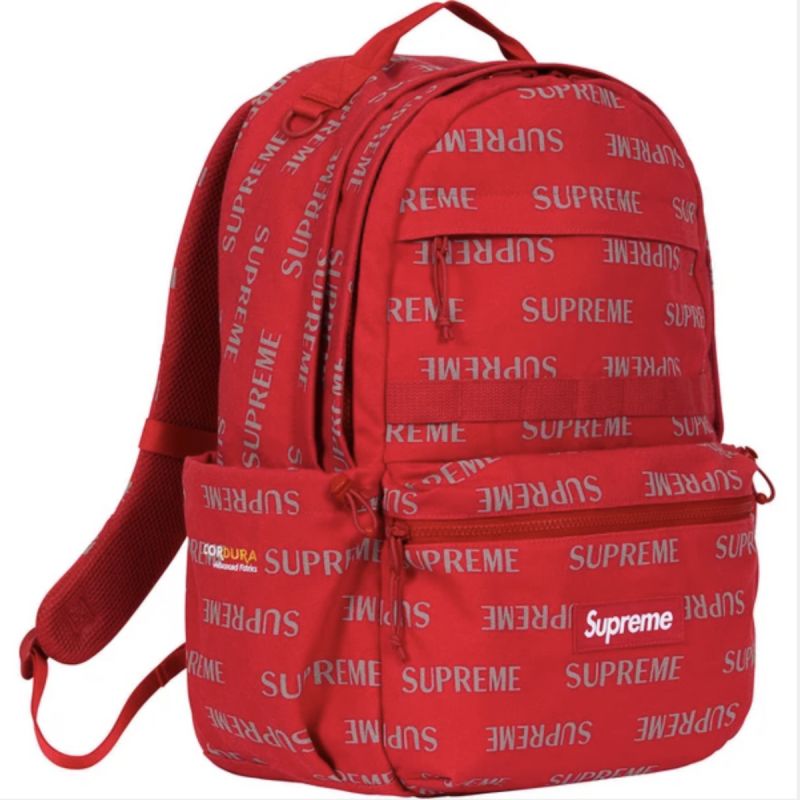 Supreme Backpack Red Backpack Reflective – FW26B3-RED