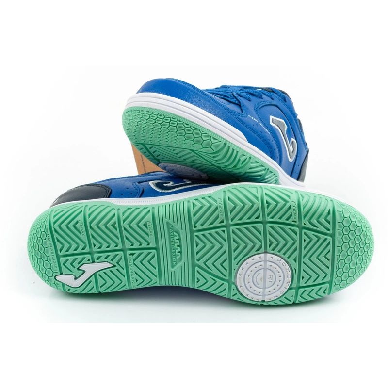 Joma Top Flex 2604 indoor football shoes for kids, blue Joma