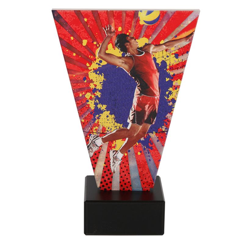 Glass volleyball trophy In preparation Your Sports Performance