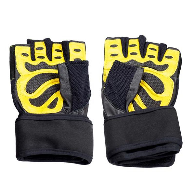 Gym gloves Black / Yellow HMS RST01 XXL Accessories/Gloves Your Sports Performance